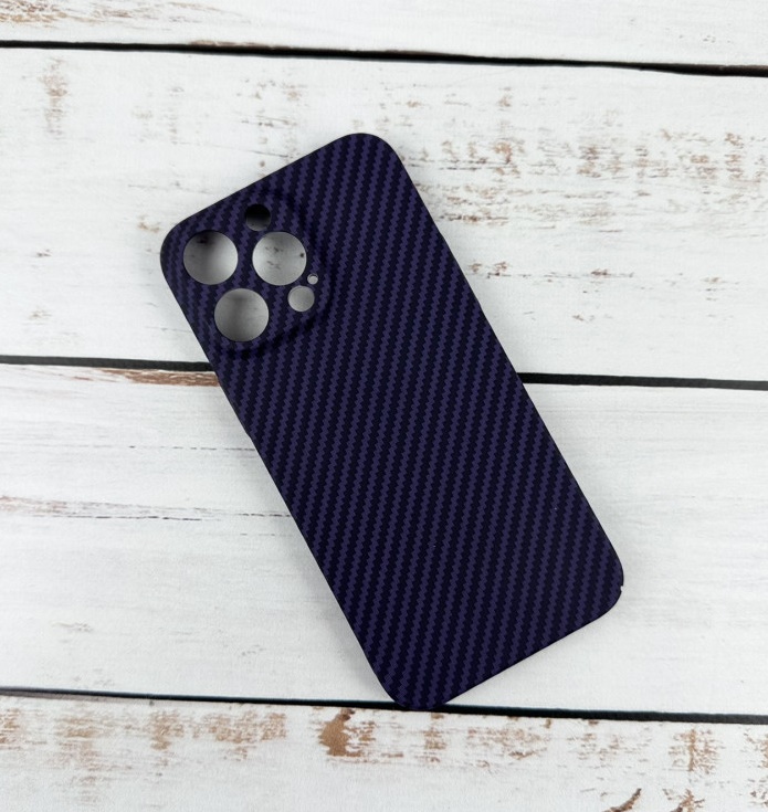 Накладка Air Carbon для Iphone 13 Pro Max (Фіолетова)-0